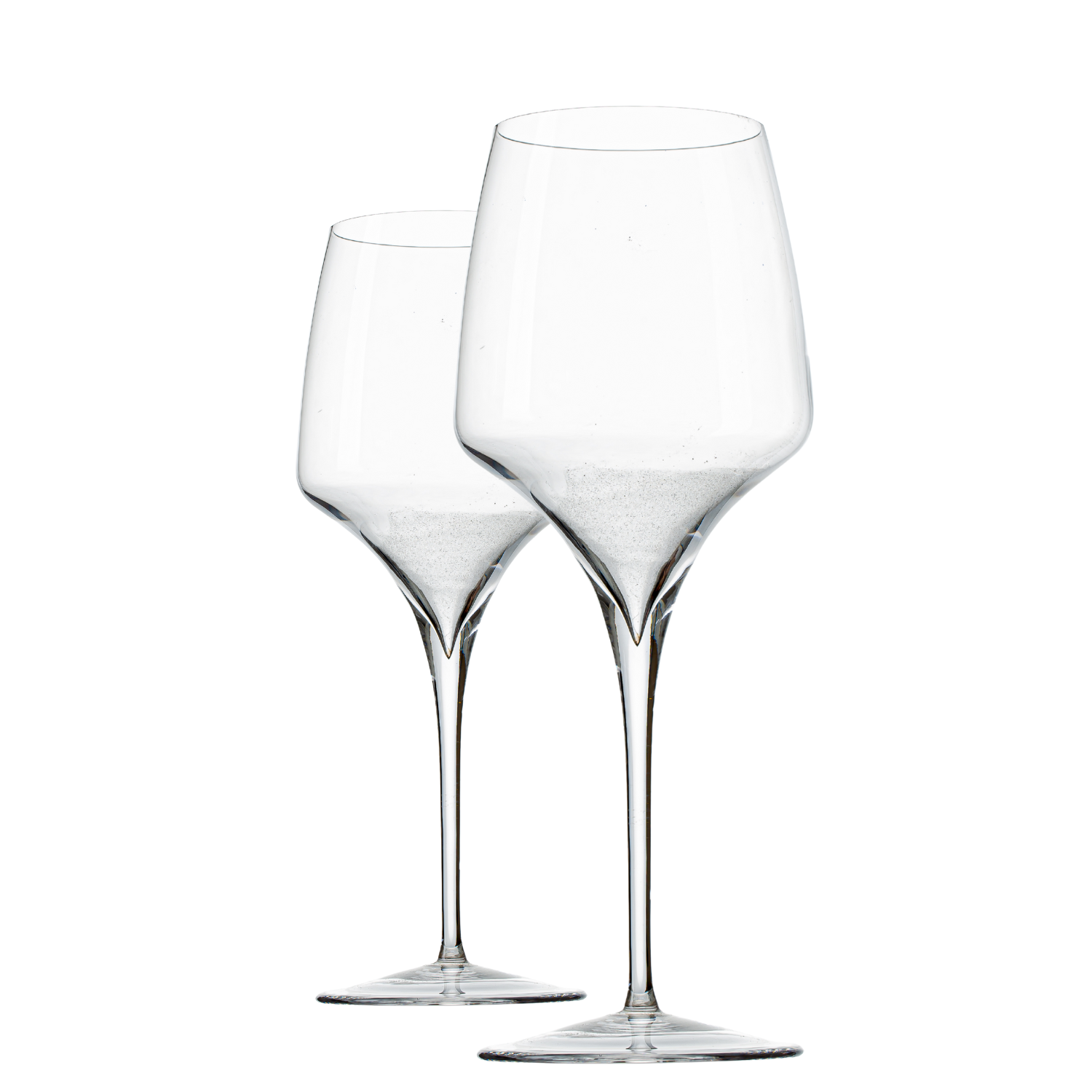 Jogo de 2 Taças de Cristal Montebello para Vinho Mozart Crystal By Frederico Strauss - 475ml - Concerto