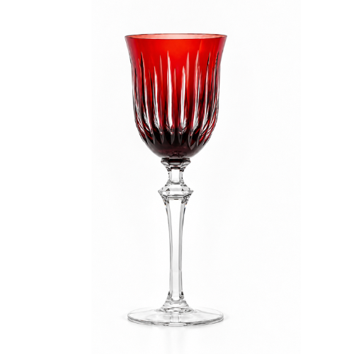 Taça de Cristal Vivaldi para Vinho Tinto Overlay Mozart Crystal By Frederico Strauss - 250ml - Serenata 66
